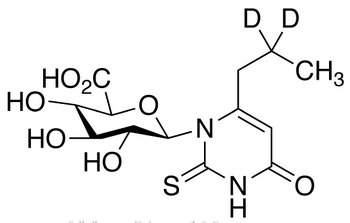 Propylthiouracil-d<sub>5</sub> N-β-D-Glucuronide