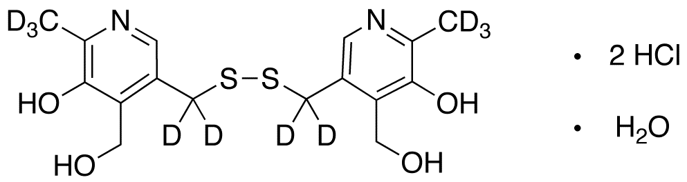 Pyritinol-d<sub>10</sub> DiHCl hydrate