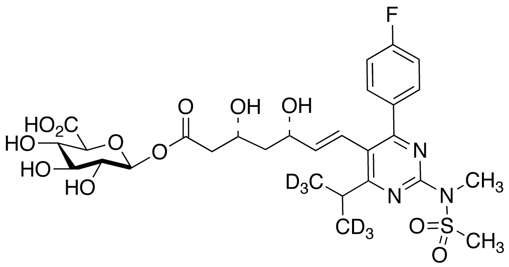 Rosuvastatin-d<sub>6</sub> Acyl-β-D-glucuronide