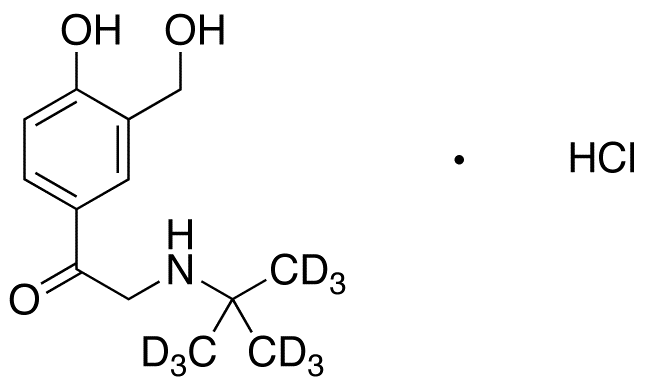 Salbutamon-d<sub>9</sub> HCl 