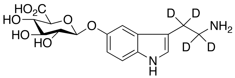Serotonin-d<sub>4</sub> β-D-Glucuronide