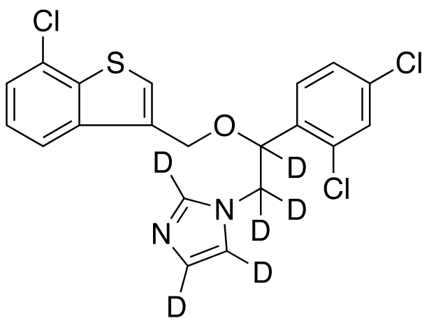 Sertaconazole-d<sub>6</sub>