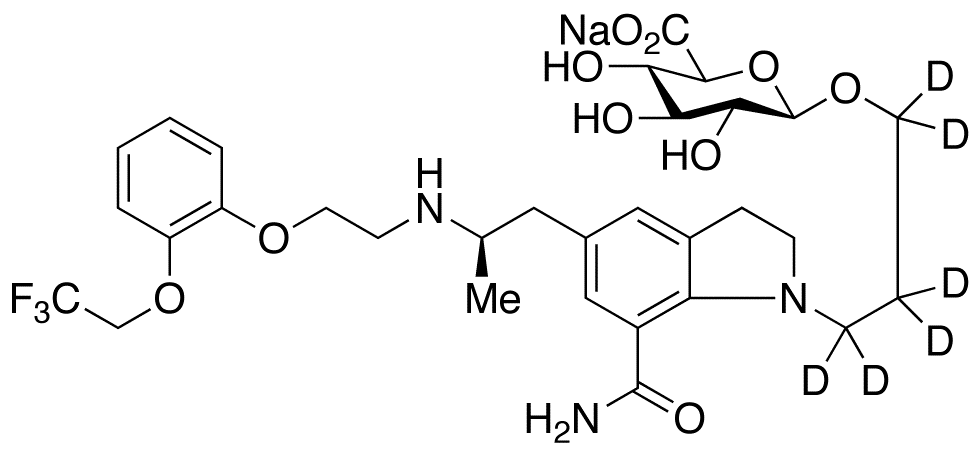 Silodosin-d<sub>6</sub> β-D-Glucuronide Sodium Salt