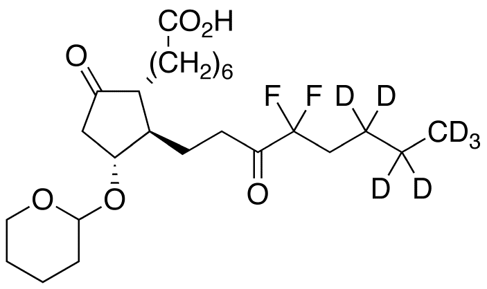 O-Tetrahydropyranyl Lubiprostone-d<sub>7</sub>
