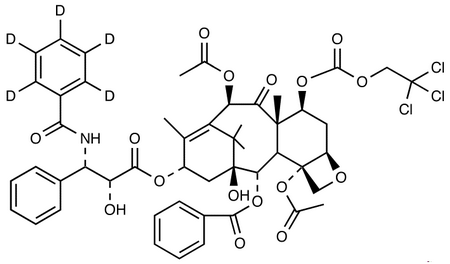 7-[[(2,2,2,-Trichloroethyl)oxy]carbonyl]paclitaxel-d<sub>5</sub>