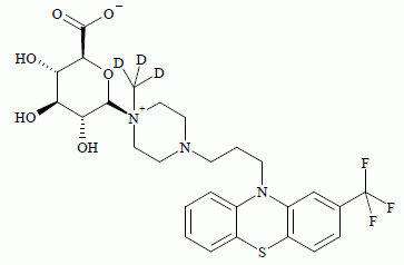 Trifluoperazine-d<sub>3</sub> N-glucuronide 