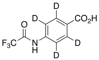 4-(Trifluoroacetylamino)benzoic Acid-d<sub>4</sub>