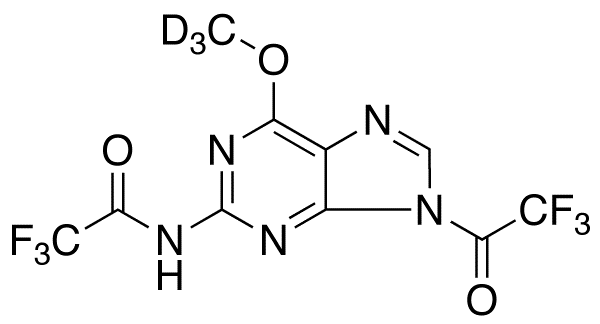 9-N-Trifluoroacetyl-2-trifluoroacetamide-6-O-methyl-d<sub>3</sub>-guanine
