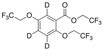 2,2,2-Trifluoroethyl 2,5-Bis(2,2,2-trifluoroethoxy)benzoate-d<sub>3</sub>