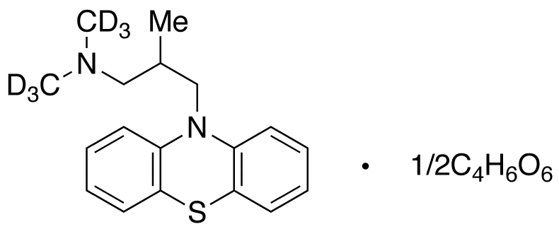 Trimeprazine-d<sub>6</sub> hemitartrate salt