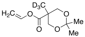 2,2,5-Trimethyl-1,3-dioxane-5-carboxylic Acid Vinyl Ester-d<sub>3</sub>