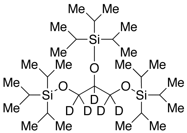 1,2,3-O-Tris(triisopropyl) Glycerol-d<sub>5</sub>
