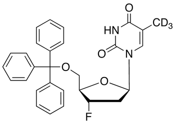 5-O-Trityl-3’-deoxy-3’-fluorothymidine-d<sub>3</sub>