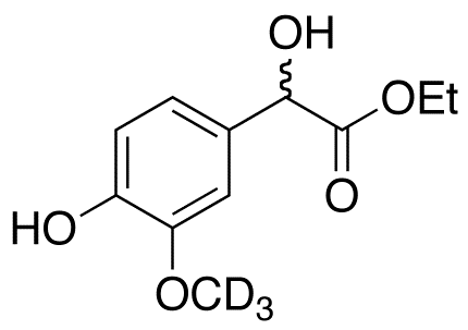 Vanillylmandelic Acid-d<sub>3</sub> Ethyl Ester