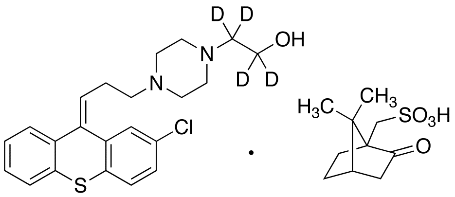 Zuclopenthixol-d<sub>4</sub>  (-)-10-Camphorsulfonic Acid Salt
