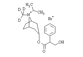 (+/-)-Ipratropium-d<sub>3</sub> Bromide (N-methyl-d<sub>3</sub>)