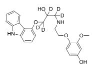 4-Hydroxyphenyl Carvedilol-d<sub>5</sub>