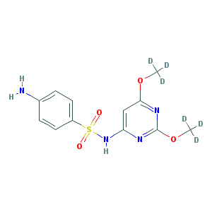 Sulfadimethoxine-d<sub>6</sub>