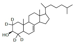 Lathosterol-2,2,4,4-d<sub>4</sub>