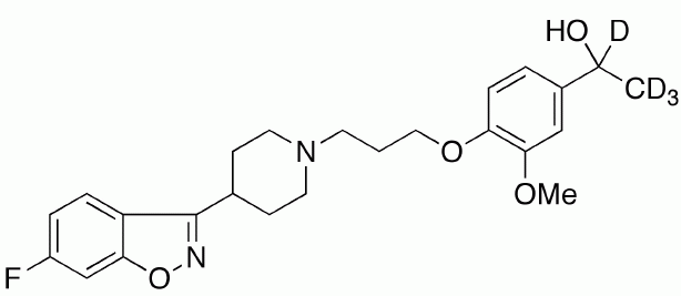 Iloperidone-<sup>13</sup>C, d<sub>3</sub>  Metabolite P88