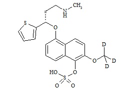 5-Hydroxy-6-Methoxy Duloxetine Sulfate-D<sub>3</sub>