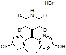 3-Hydroxy Desloratadine-d<sub>4</sub> Hydrobromide
