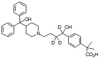 Carboxyterfenadine-d<sub>3</sub>