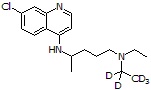 Chloroquine-d<sub>5</sub>