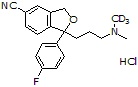 Citalopram-d<sub>3</sub> hydrochloride
