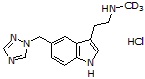 Desmethylrizatriptan-d<sub>3</sub> HCl