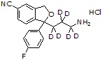 Didesmethylcitalopram-d<sub>6</sub> HCl