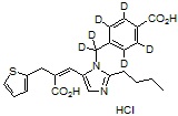 Eprosartan-d<sub>6</sub>HCl