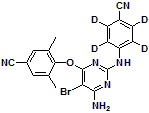 Etravirine-d<sub>4</sub>