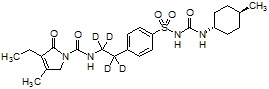 Glimepiride-d<sub>4</sub>