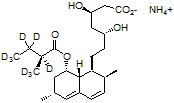Hydroxy Lovastatin acid ammonium salt-d9