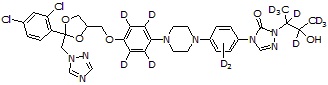 Hydroxyitraconazole-d14