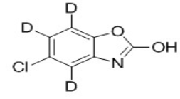 Chlorzoxazone-4,6,7-d<sub>3</sub>