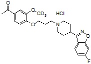 Iloperidone-d3 hydrochloride