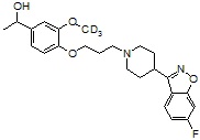 Iloperidone metabolite P88-d<sub>3</sub>