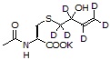 Monohydroxy-3-butenyl-Mercapturic acid-d6 potassium