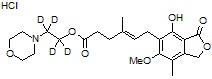 Mycophenolate Mofetil-d4 HCl