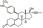 N-Desmethyl Mifepristone-d3