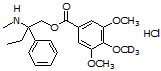 N-Desmethyltrimebutine-d3 HCl