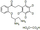 N-despropyl-Propafenone oxalate-d5