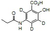 N-Propionyl Mesalamine-d3