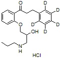 Propafenone-d5 hydrochloride (phenyl-d5)