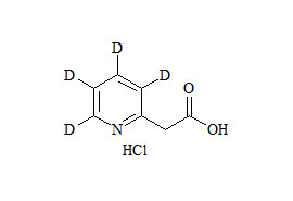 2-Pyridylacetic acid-d<sub>4</sub> hydrochloride