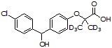 Reduced fenofibric acid-d6
