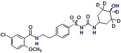 Trans-4-Hydroxy Glyburide-d5