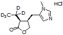 (+)-Pilocarpine-d<sub>5</sub> hydrochloride